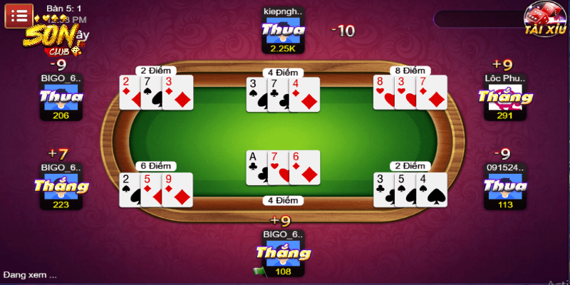 Chất lượng game bài SonClub và những tiêu chí đáng quan tâm 2 Sự đa dạng của game bài SonClub